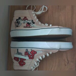 Mickey and Minnie High-Top Sneakers - Cream
